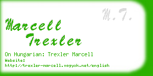 marcell trexler business card